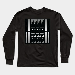 “Dimensional Angles (2)” - V.1 Grey - (Geometric Art) (Dimensions) - Doc Labs Long Sleeve T-Shirt